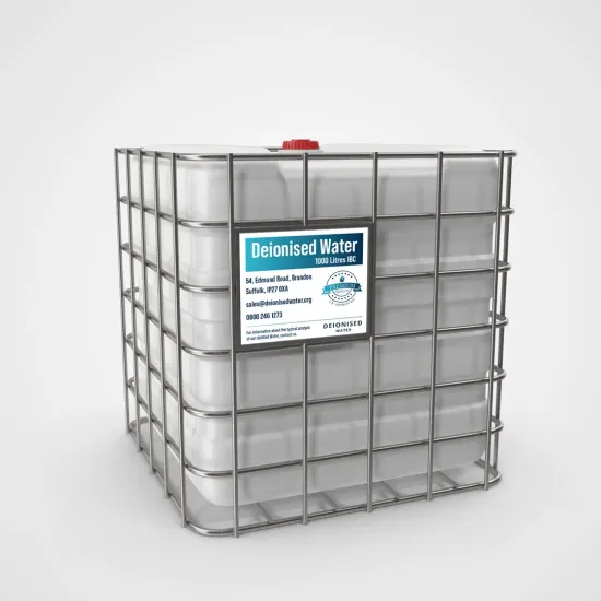 1000 Litres Deionised Water IBC For Precision Cleaning 1 1000 Litres Deionised Water IBC For Precision Cleaning
