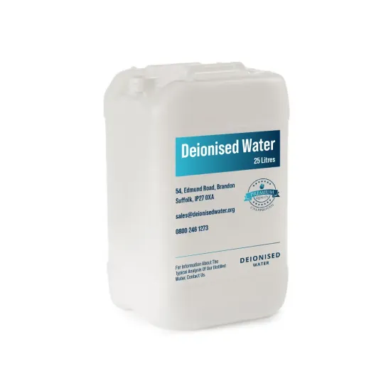 25 Litres Deionised Water For Precision Cleaning 1 25 Litres Deionised Water For Precision Cleaning